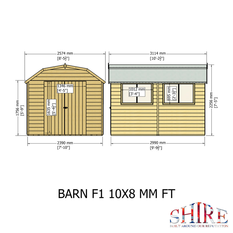 Barn Premium (10' x 8')