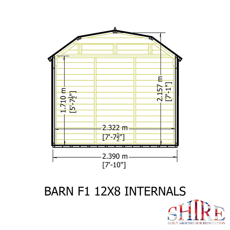 Barn Premium (12' x 8')