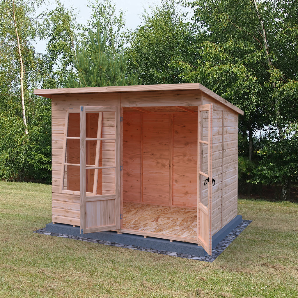 Dahlia Summerhouse 8'x6' in T&G – Norfolk Sheds