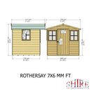 Rothesay (7' x 6') Professional Storage Shed