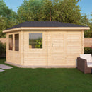 Corner Lodge Plus Log Cabin 16' x 9G' (5000G x 3000mm) - With Side Storage