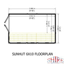 Sun Hut Potting Shed 6'x10'