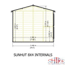 Sun Hut Potting Shed 8'x4'