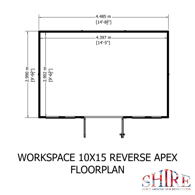 Workspace Reverse Apex (10' x 15')