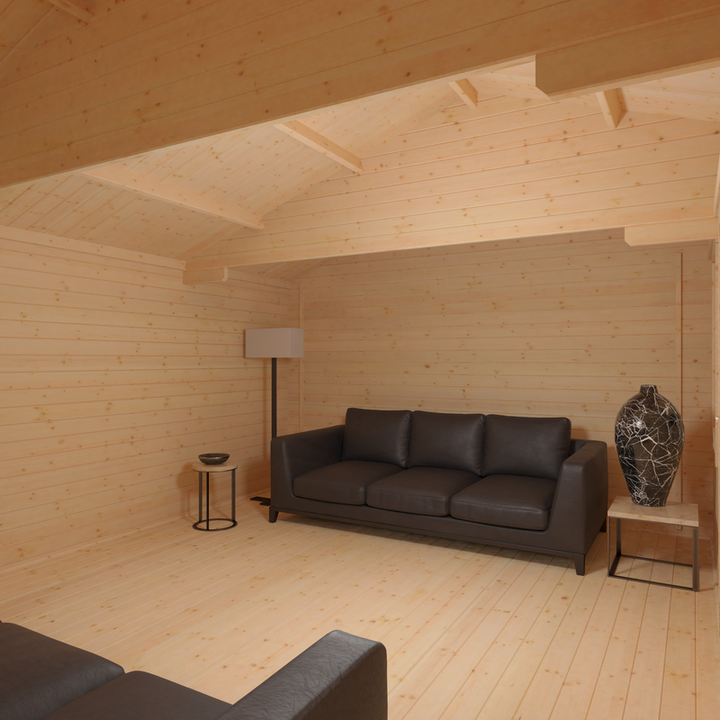 Woodlands Adlington Log Cabin in 44mm Logs