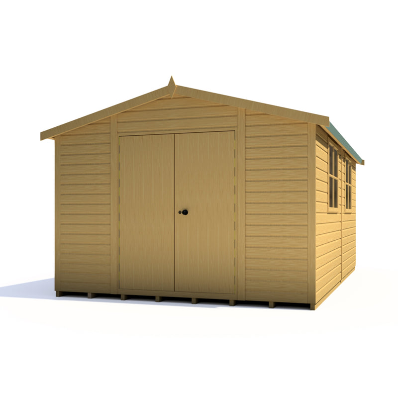 Goodwood Bison Workshop (16' x 10') Professional Tongue and Groove Apex Shed