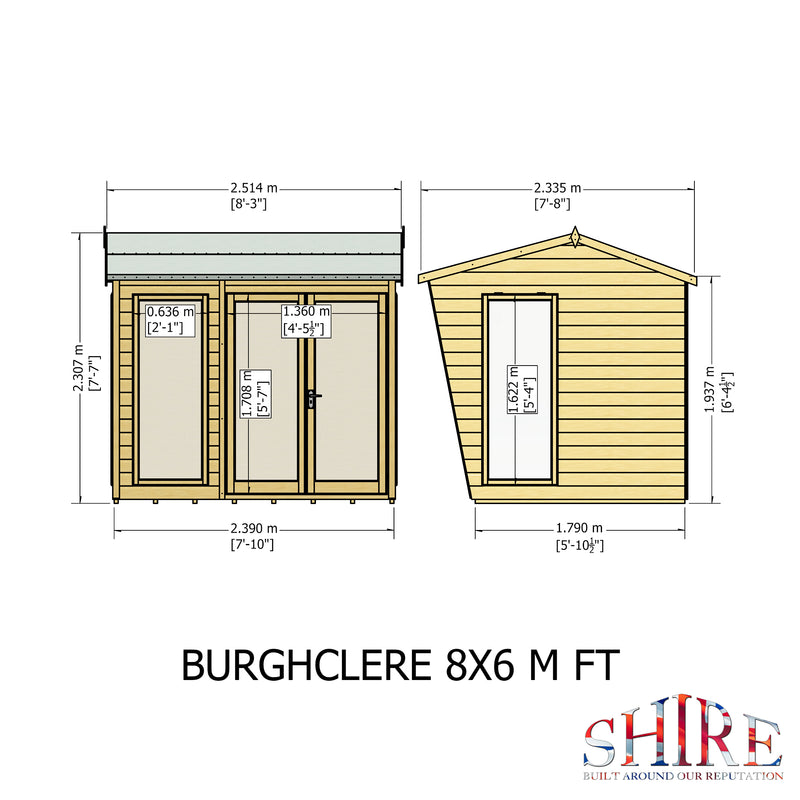 Burghclere Summerhouse (8' x 6')