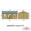 Goodwood Mammoth (12' x 18') Professional Tongue and Groove Apex Shed