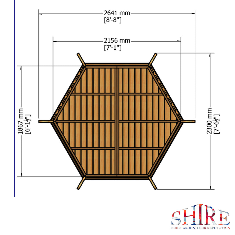 Shire Arbour (6' x 7')