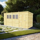 Sheds DIY Pent Sheds - 7ft Deep - Numerous Size Variations Available