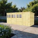 Sheds DIY Pent Sheds - 7ft Deep - Numerous Size Variations Available