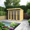 Sheds DIY - Full Height Window Pent Summerhouse - 6ft Deep - Various Size Variations Available