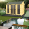 Sheds DIY - Full Height Window Apex Summerhouse - 5ft Deep - Various Size Variations Available
