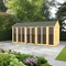 Sheds DIY - Full Height Window Apex Summerhouse - 5ft Deep - Various Size Variations Available