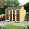 Sheds DIY - Full Height Window Apex Summerhouse - 8ft Deep - Various Size Variations Available