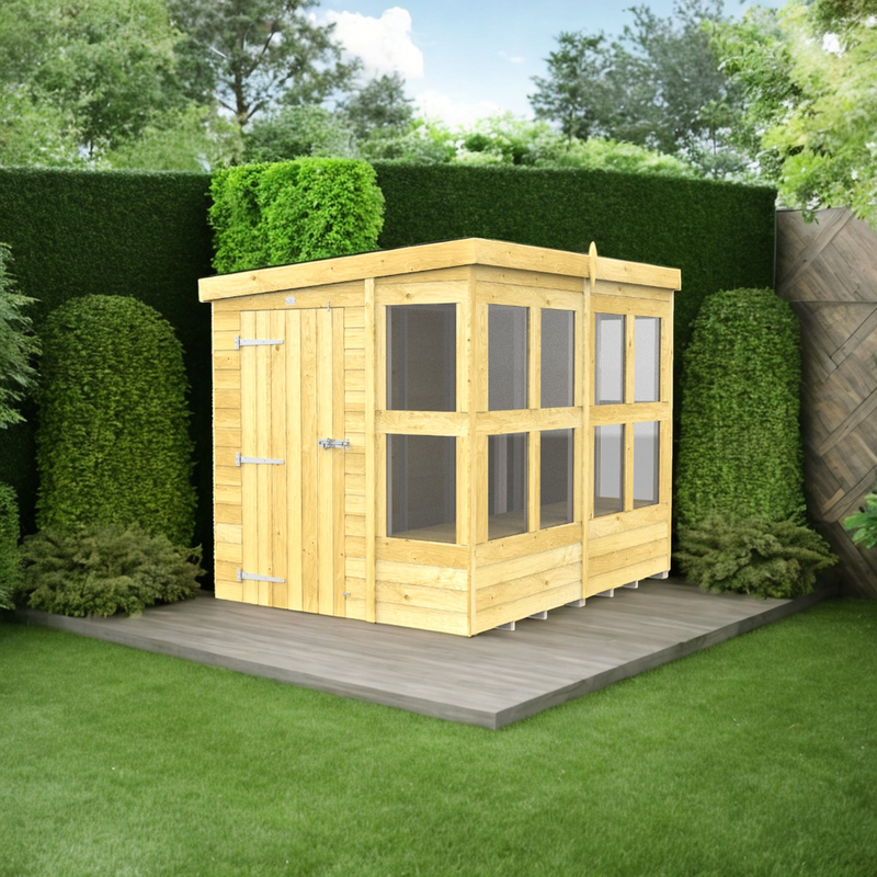 Sheds DIY - 8'x6' Pent Potting Shed