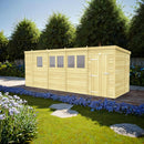 Sheds DIY Pent Sheds - 7ft Deep - Numerous Size Variations Available