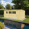 Sheds DIY Pent Sheds - 8ft Deep - Numerous Size Variations Available