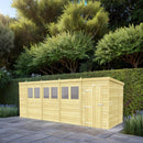 Sheds DIY Pent Sheds - 7ft Deep - Numerous Size Variations Available