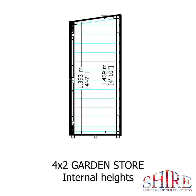 Garden Store Large (4' x 2')