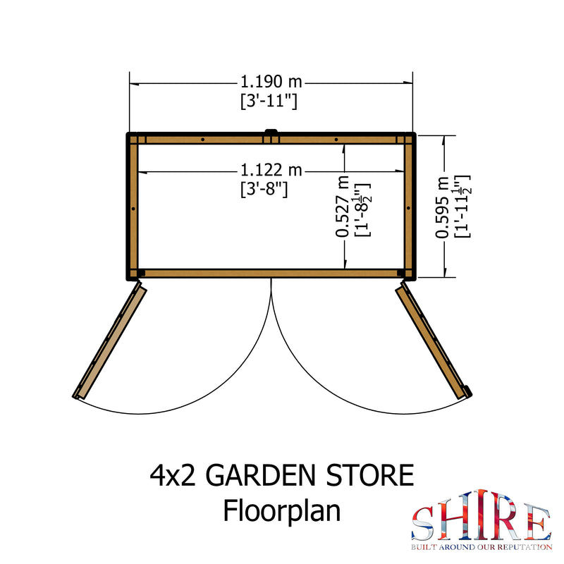 Garden Store Large (4' x 2')
