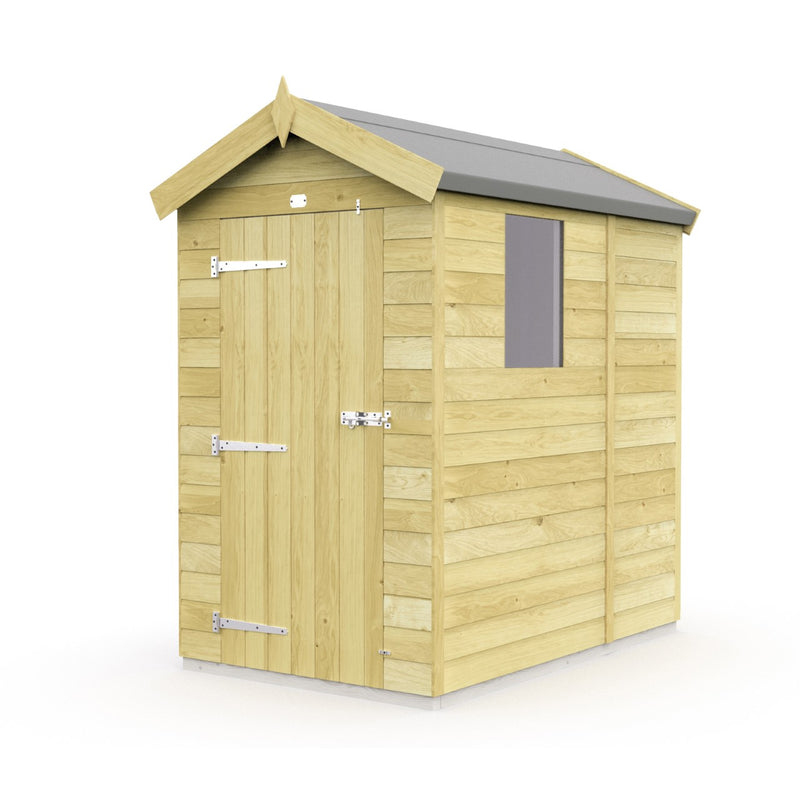 Sheds DIY Apex Sheds - 4ft Wide - Numerous Size Variations Available