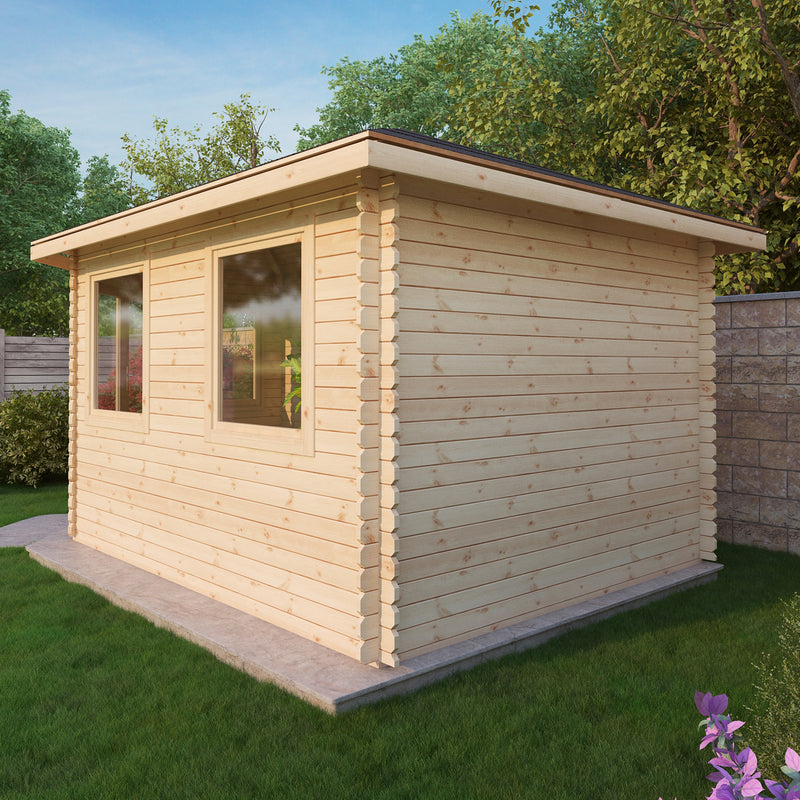 Corner Lodge Grande Log Cabin 16' x 9G' (5000G x 3000mm)