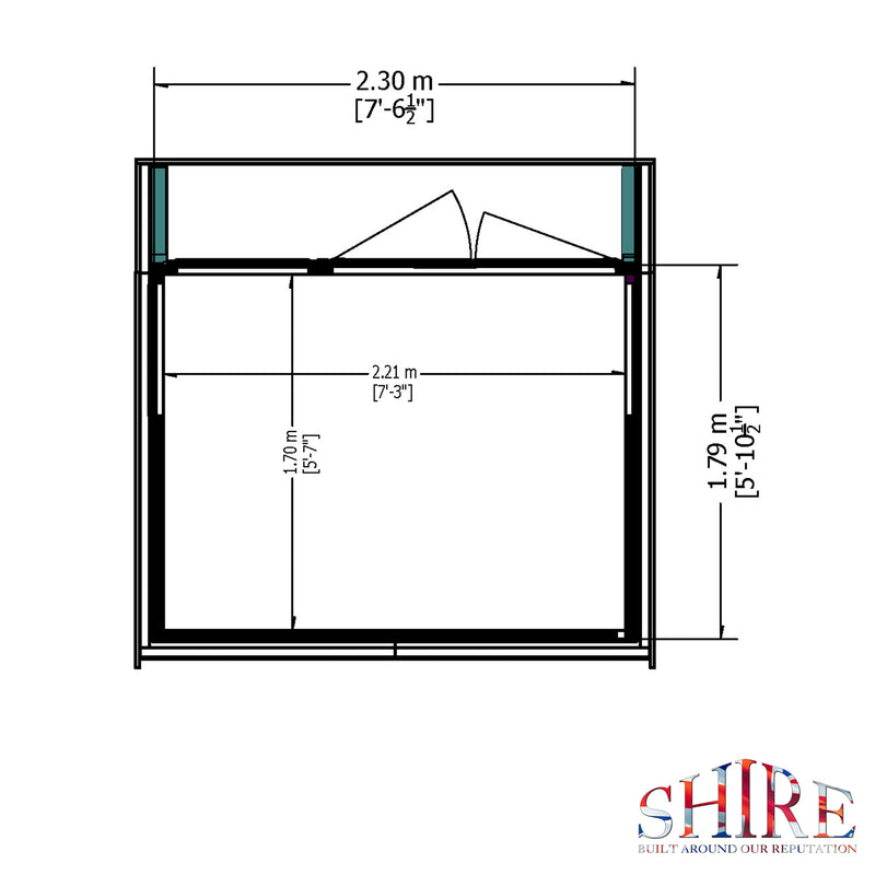Highclere Summerhouse (8' x 6')