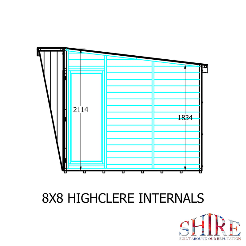 Highclere Summerhouse (8' x 8')