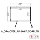 Alora Overlap Summerhouse 6'x4'