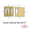 Alora Overlap Summerhouse 6'x6'