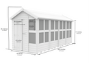Sheds DIY - 6'x16' Apex Potting Shed