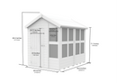 Sheds DIY - 6'x8' Apex Potting Shed