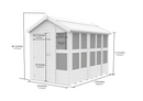 Sheds DIY - 6'x10' Apex Potting Shed