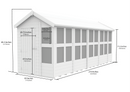 Sheds DIY - 6'x18' Apex Potting Shed