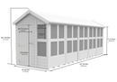 Sheds DIY - 6'x20' Apex Potting Shed