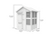 Sheds DIY - 4'x6' Apex Potting Shed
