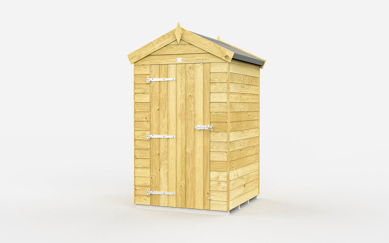 Sheds DIY Apex Sheds - 4ft Wide - Numerous Size Variations Available