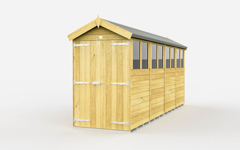 Sheds DIY Apex Sheds - 4ft Wide - Numerous Size Variations Available