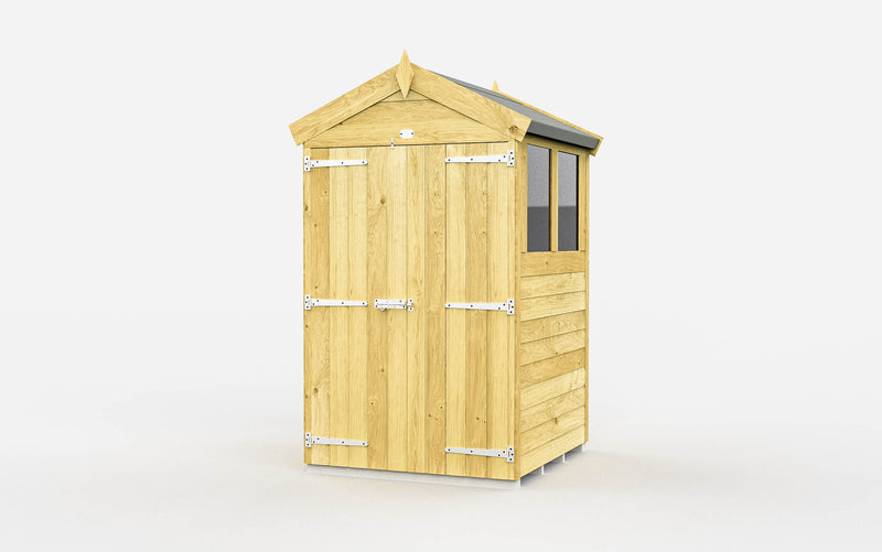 Sheds DIY Apex Sheds - 4ft Wide - Numerous Size Variations Available