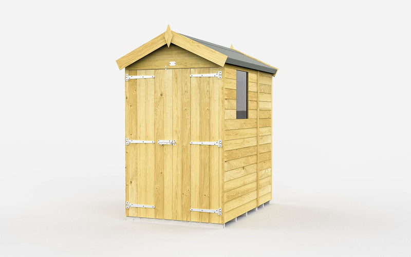 Sheds DIY Apex Sheds - 4ft Wide - Numerous Size Variations Available