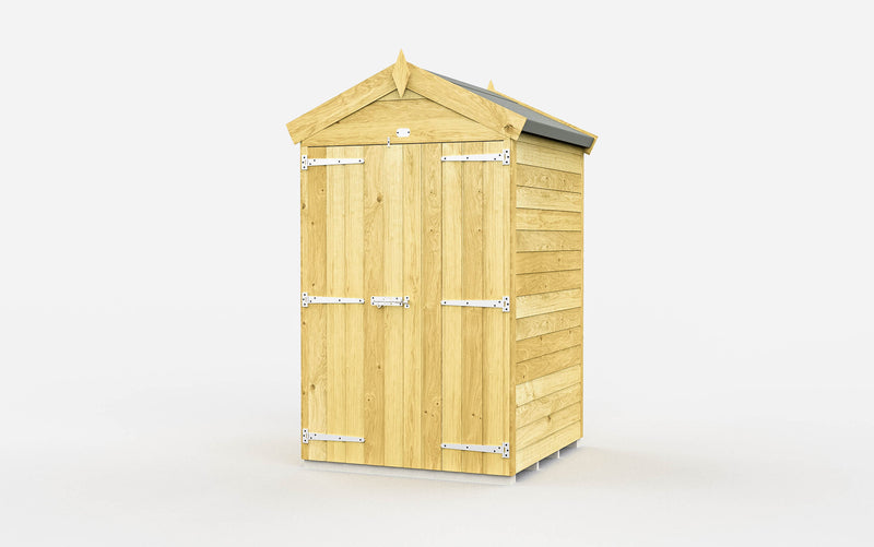 Sheds DIY Apex Sheds - 4ft Wide - Numerous Size Variations Available