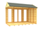 Sheds DIY - Full Height Window Apex Summerhouse - 5ft Deep - Various Size Variations Available