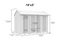 Sheds DIY - Full Height Window Apex Summerhouse - 5ft Deep - Various Size Variations Available