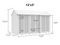 Sheds DIY - Full Height Window Apex Summerhouse - 5ft Deep - Various Size Variations Available