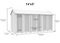 Sheds DIY - Full Height Window Apex Summerhouse - 5ft Deep - Various Size Variations Available