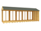 Sheds DIY - Full Height Window Apex Summerhouse - 5ft Deep - Various Size Variations Available