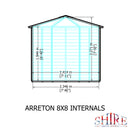 Arreton Summerhouse (8' x 8')