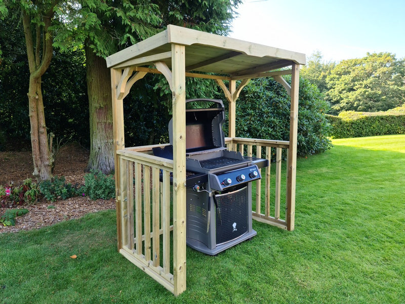 Emily BBQ Shelter – Norfolk Sheds - Main Image