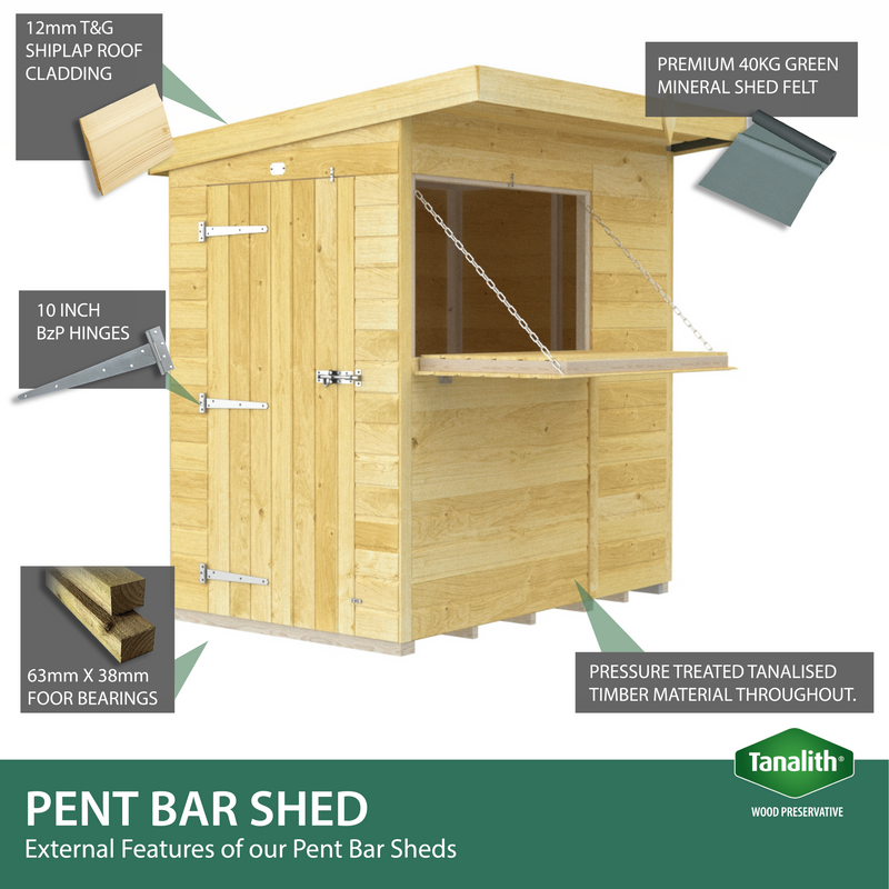 Sheds DIY - Bar - Various Sizes Available